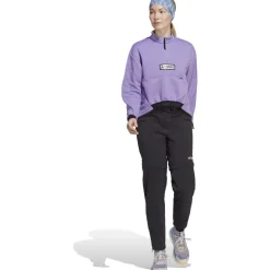 adidas TERREX Utilitas Zip-Off Broek Dames - zwart HN2967