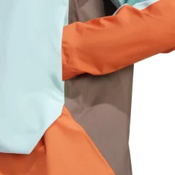 Jassen & Vesten < adidas TERREX Xporic 2.5 Cimaproof Anorak Dames - earth strata/semi fash aqua/semi impact orange J9813
