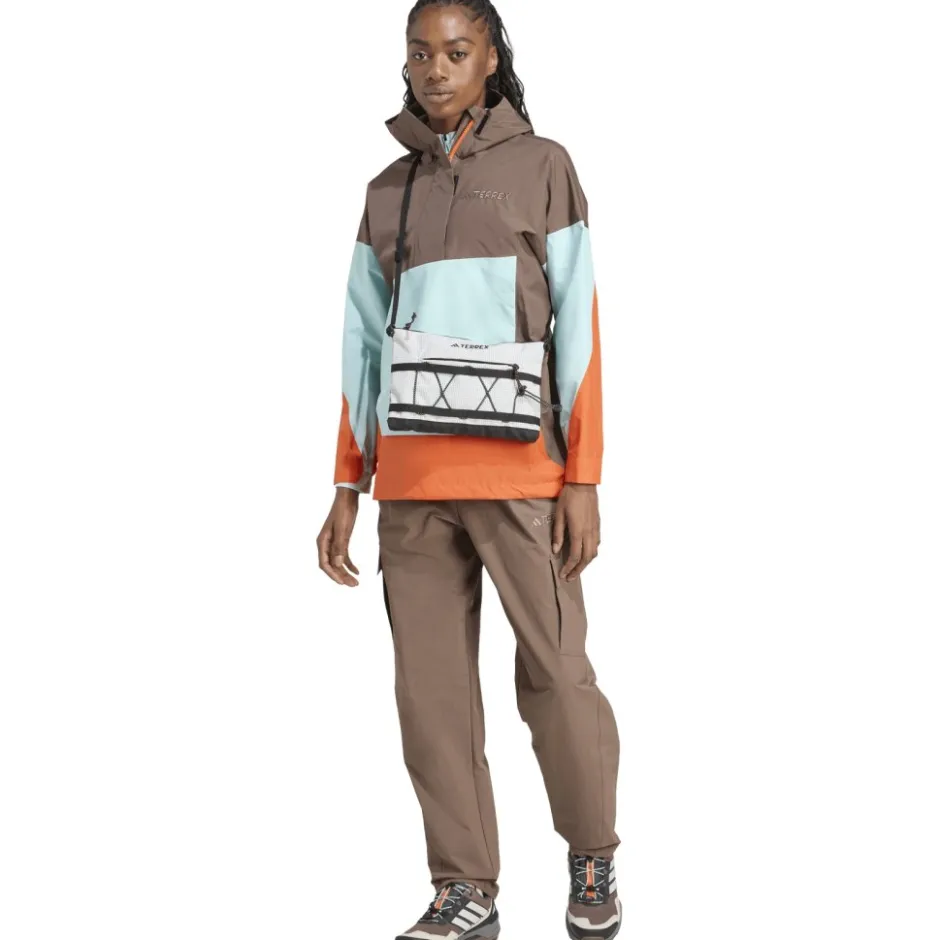 Jassen & Vesten < adidas TERREX Xporic 2.5 Cimaproof Anorak Dames - earth strata/semi fash aqua/semi impact orange J9813