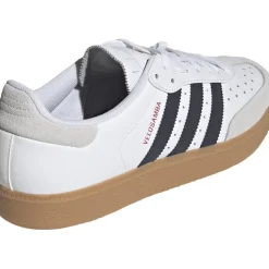 adidas Velosamba Leer Fietsschoenen Heren - cloud white/dark blue/pure ruby JQ9179