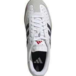 adidas Velosamba Leer Fietsschoenen Heren - cloud white/dark blue/pure ruby JQ9179