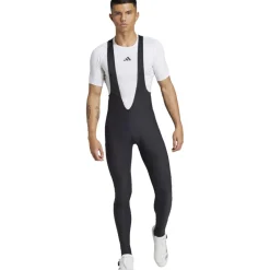 Winterbroeken < adidas Winter Eential Padded Cycling Fietbroek met bretel Heren - zwart IT2326