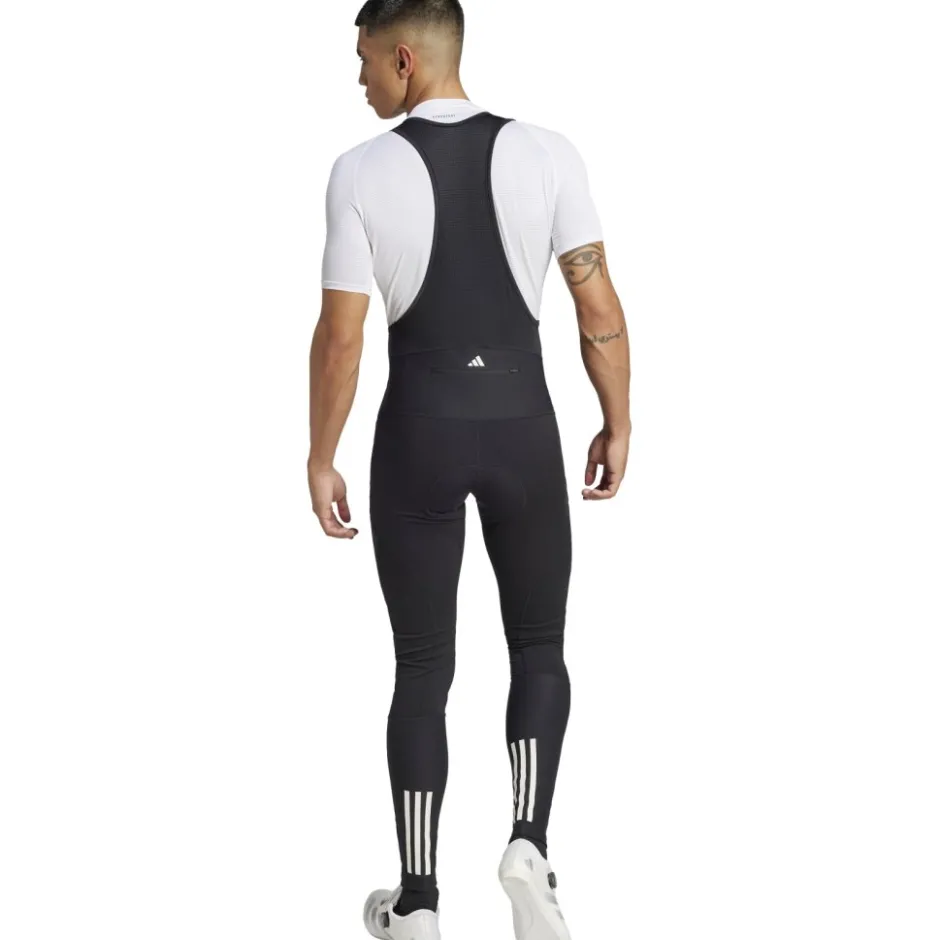 Winterbroeken < adidas Winter Eential Padded Cycling Fietbroek met bretel Heren - zwart IT2326
