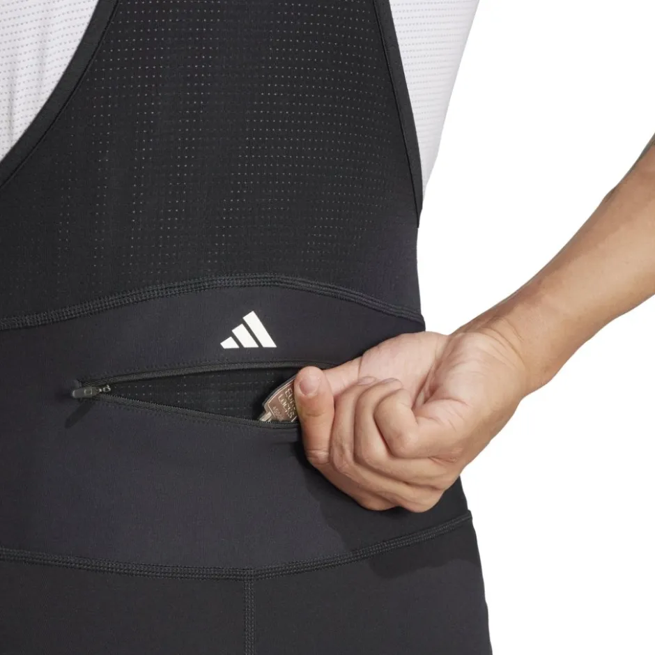 Winterbroeken < adidas Winter Eential Padded Cycling Fietbroek met bretel Heren - zwart IT2326
