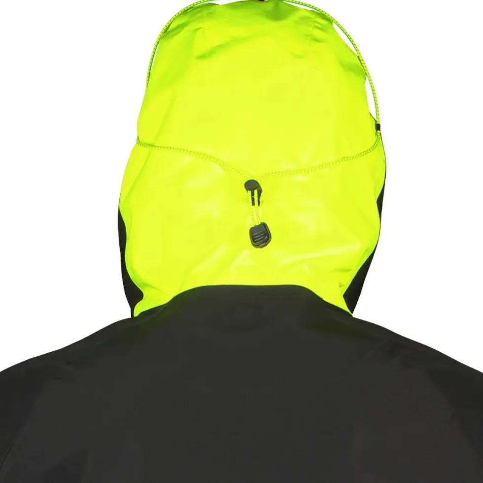 AGU Commuter Hi-Vis + Reflection Tech Regenjas Heren - zwart