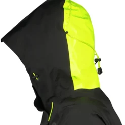 AGU Commuter Hi-Vis + Reflection Tech Regenjas Heren - zwart