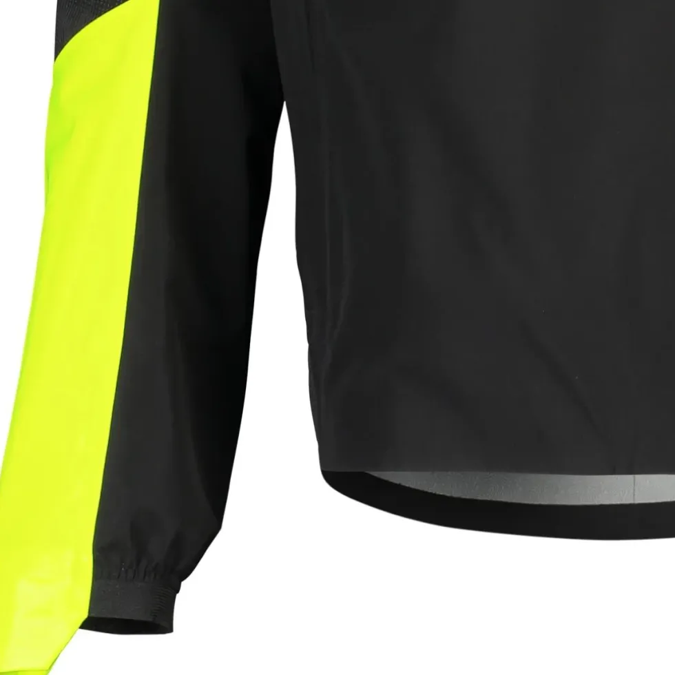 AGU Commuter Hi-Vis + Reflection Tech Regenjas Heren - zwart