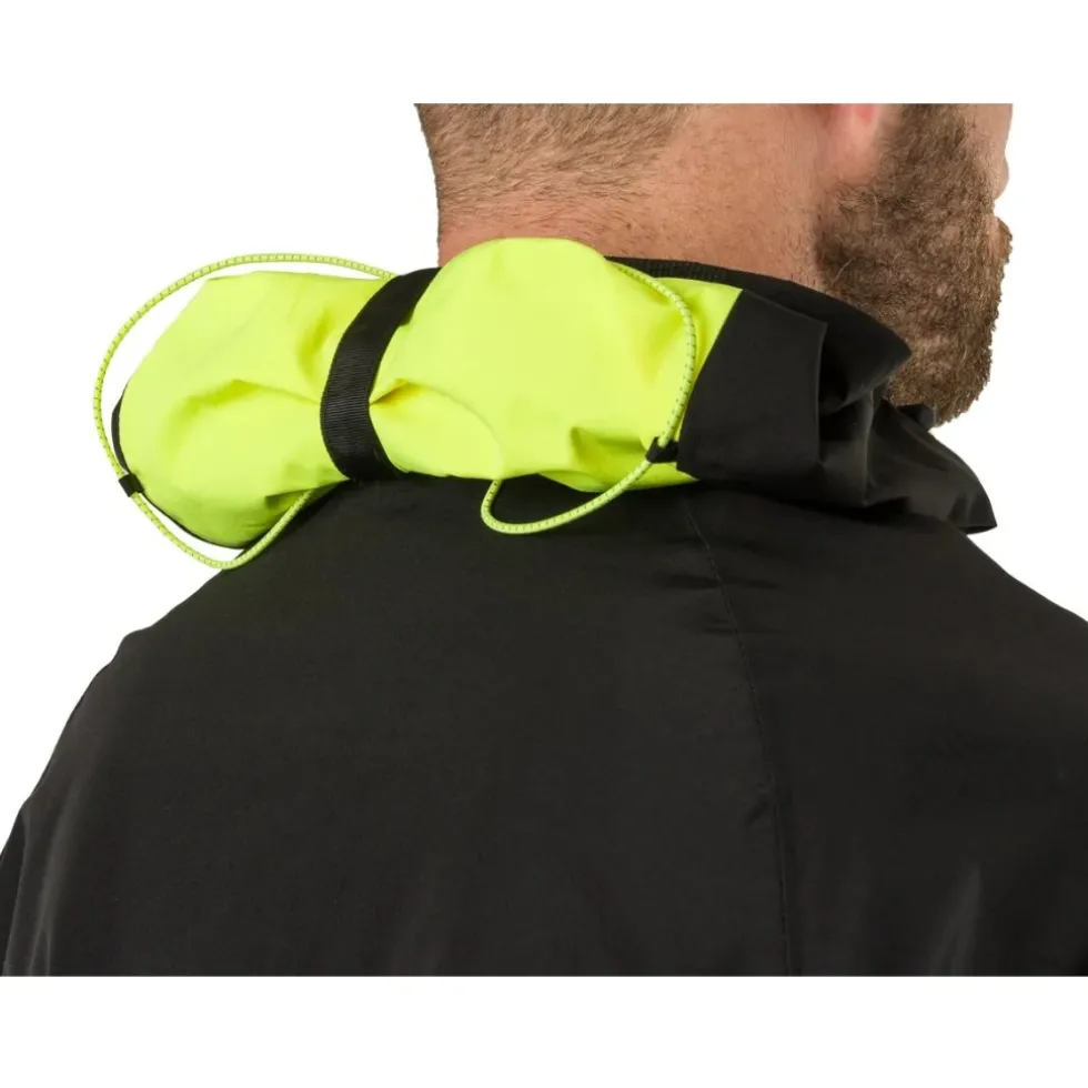 AGU Commuter Hi-Vis + Reflection Tech Regenjas Heren - zwart