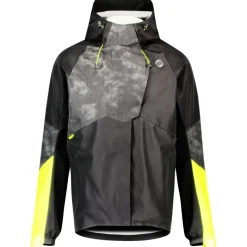 AGU Commuter Hi-Vis + Reflection Tech Regenjas Heren - zwart