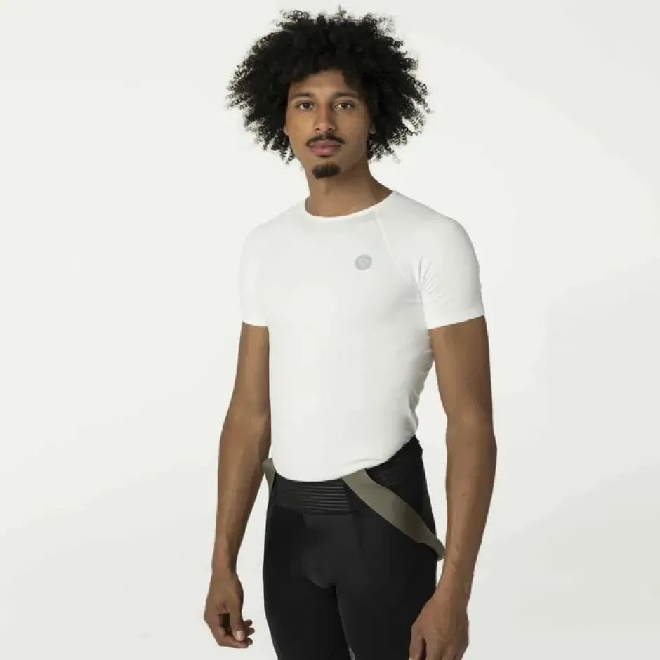 Ondershirts < AGU Essential Everyday Hemd met Korte Mouwen - wit