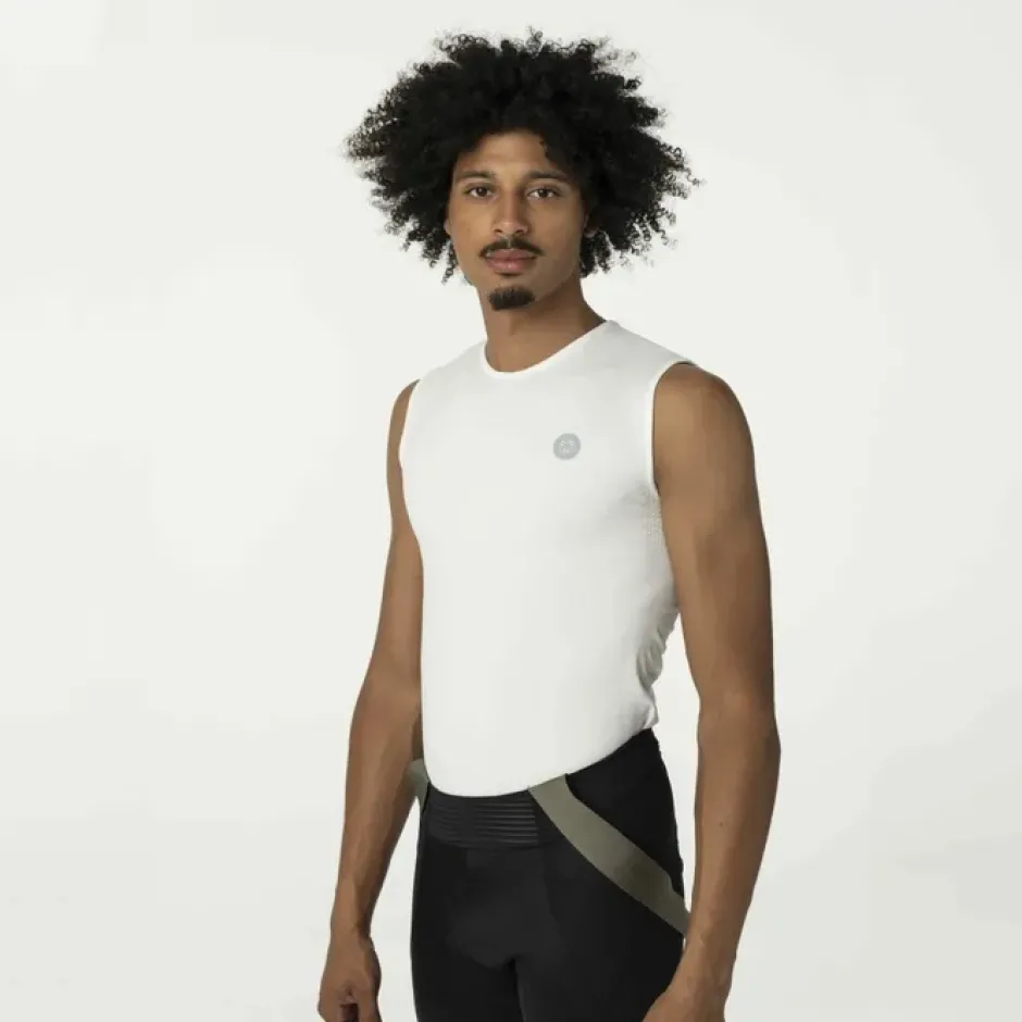 Ondershirts < AGU Essential Everyday Hemd zonder Mouwen - wit