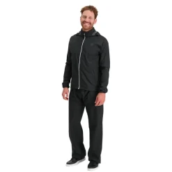 AGU Essential GO Regenpak - Set van Regenbroek en Regenjas - zwart