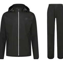 AGU Essential GO Regenpak - Set van Regenbroek en Regenjas - zwart
