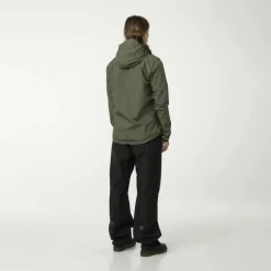 AGU Essential GO Regenpak - Set van Regenbroek en Regenjas - army green