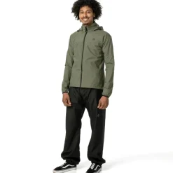 AGU Essential GO Regenpak - Set van Regenbroek en Regenjas - army green
