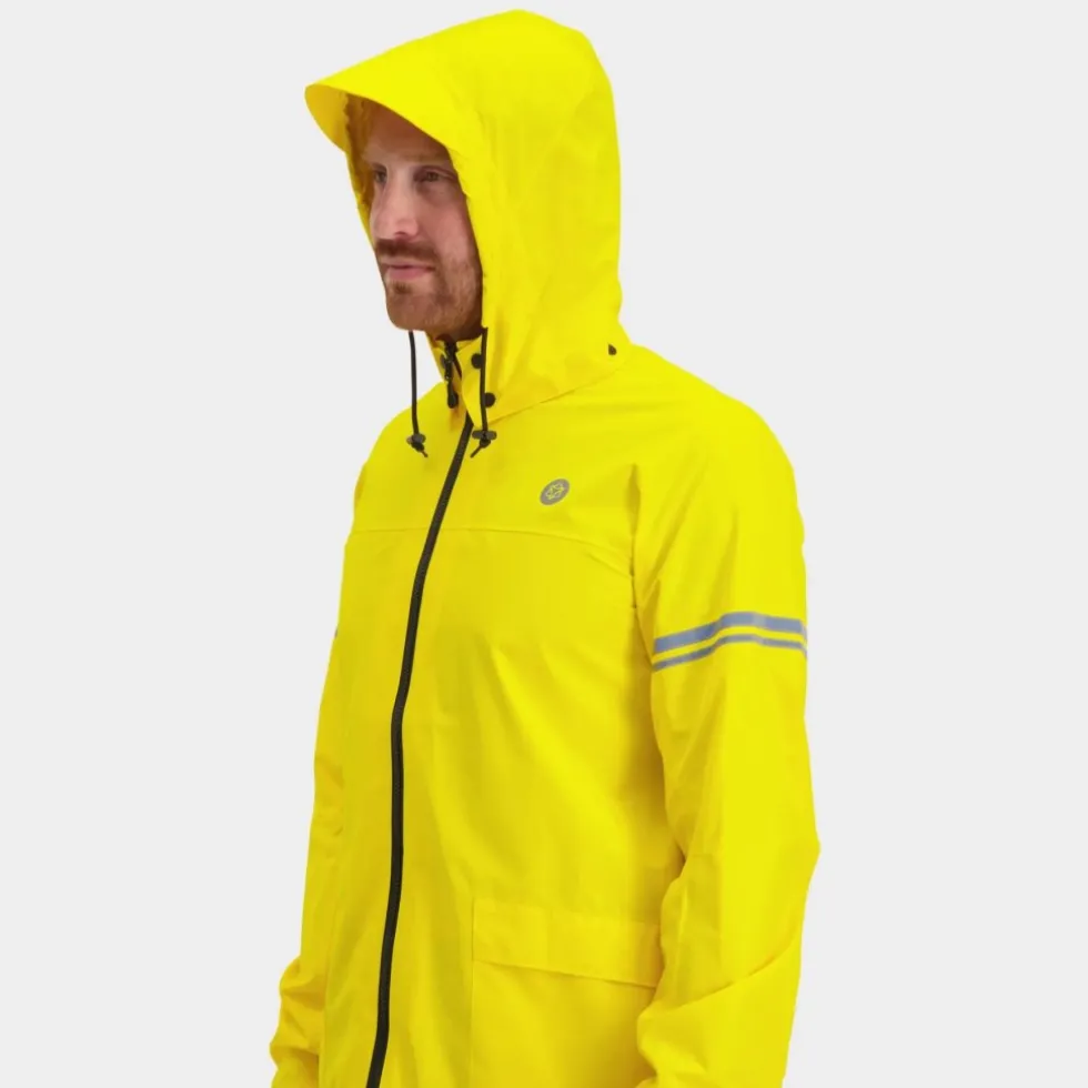 AGU Essential Original Regenpak - Regenbroek + Regenjas Set - geel