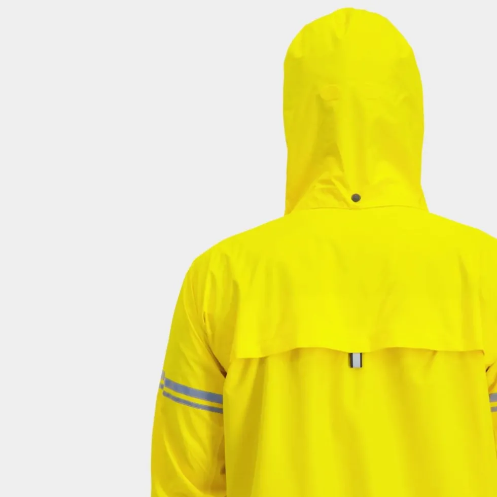 AGU Essential Original Regenpak - Regenbroek + Regenjas Set - geel