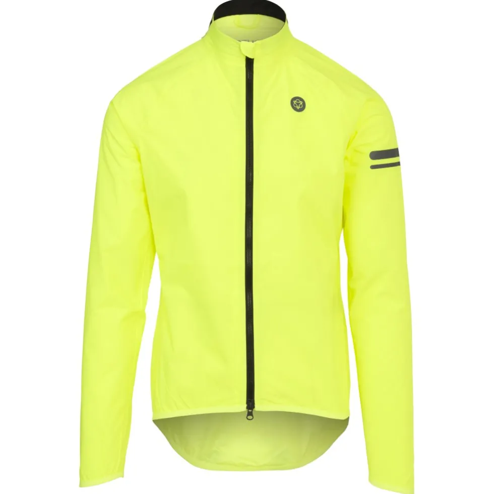 AGU Essential Regenjas II Heren - hi-vis neon yellow