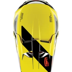 100% Aircraft Composite Helm - Ltd Neon Yellow