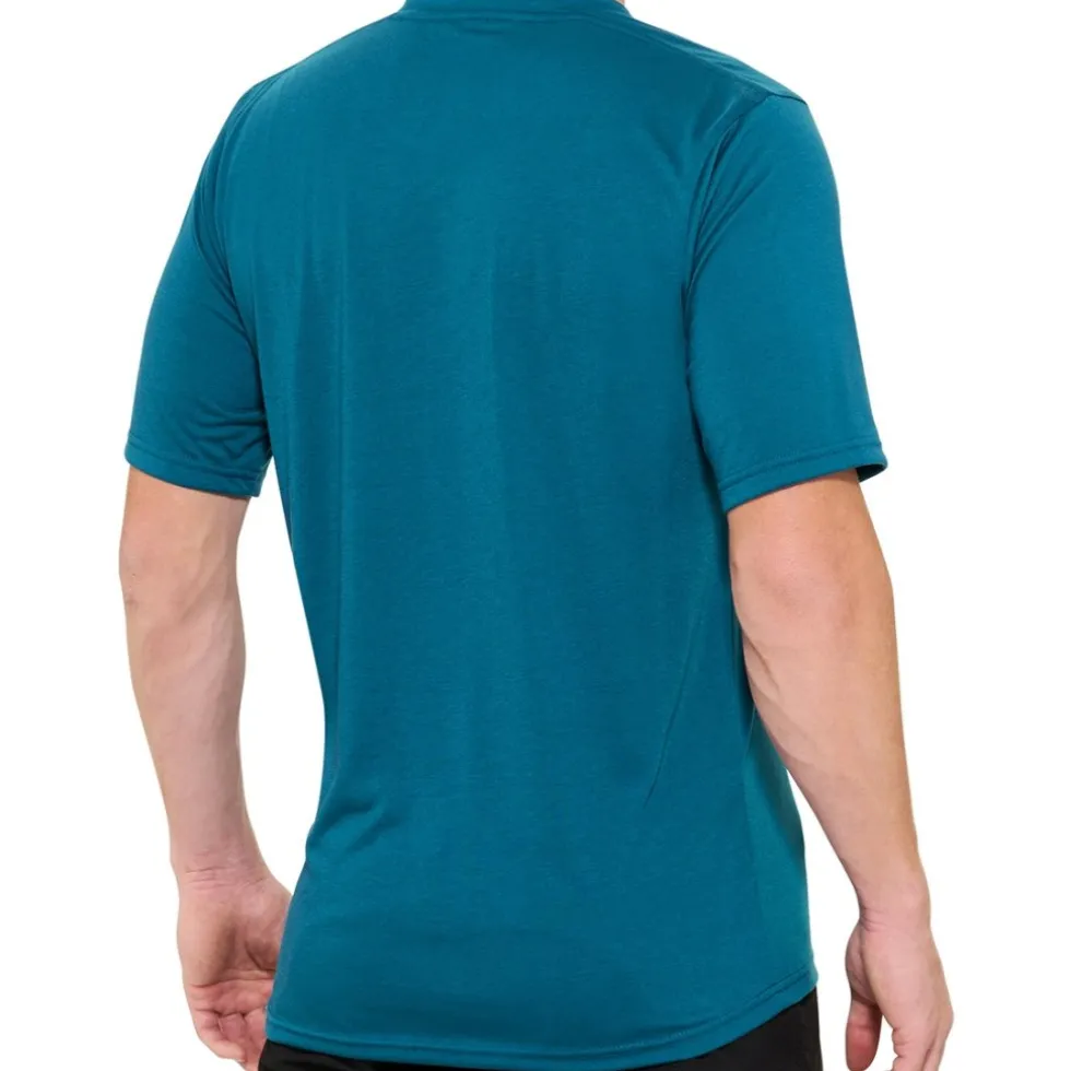 100% Airmatic Fietsshirt met Korte Mouwen Heren - gulf