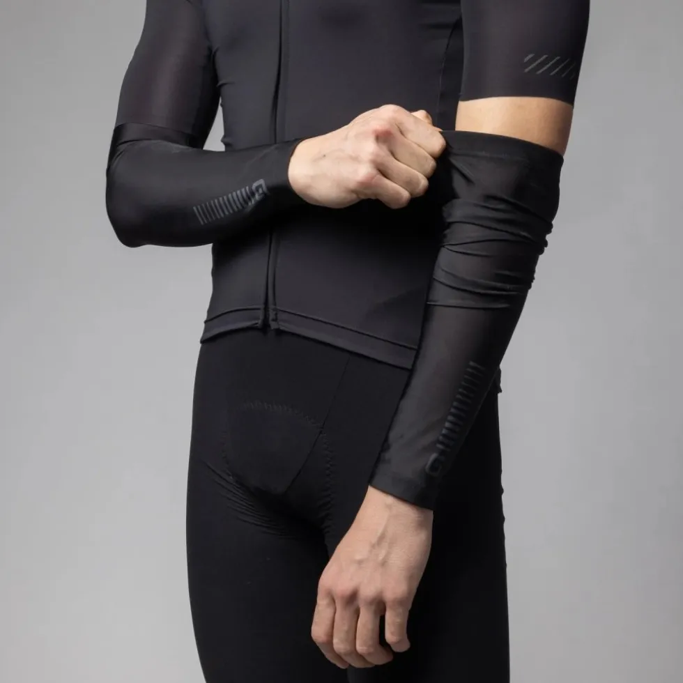 Alé Armwarmers Sunselect - black/charcoal grey