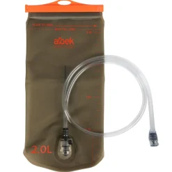 albek Drinkzak 2 liter + bijtventiel - Grijs/Oranje