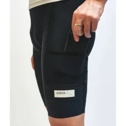ALBION Abr1 Pocket Fietsshort met bretels Heren - Zwart