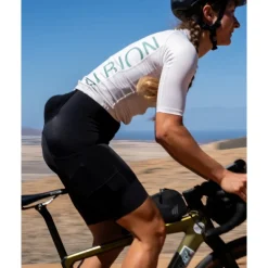 ALBION Abr1 Pocket Fietsshort met bretels Vrouwen - Black