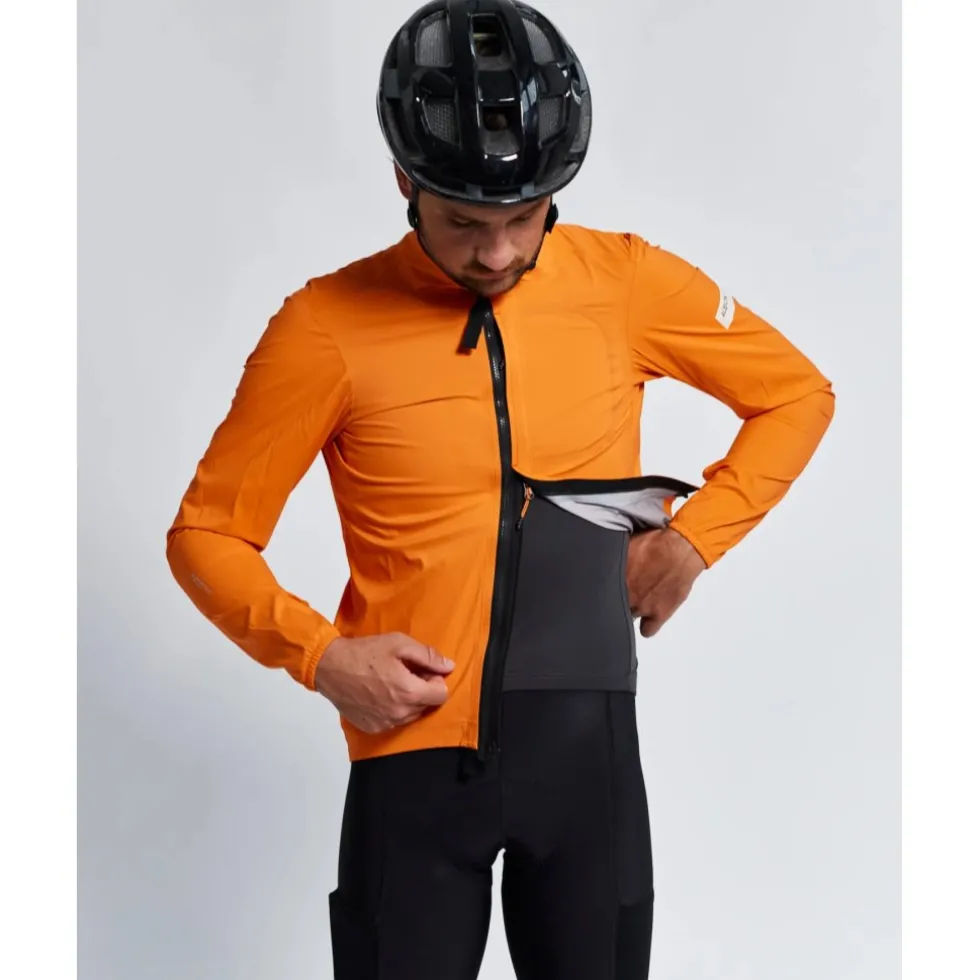 ALBION All Road Pertex® Shield Regenjas Heren - Oranje