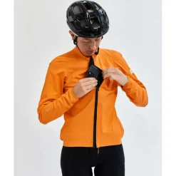ALBION All Road Pertex® Shield Regenjas Dames - Oranje