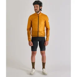 ALBION Ultralight Geïsoleerde jas voor heren - Burnt Yellow