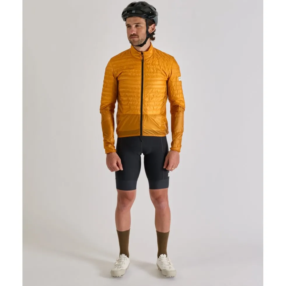 ALBION Ultralight Geïsoleerde jas voor heren - Burnt Yellow