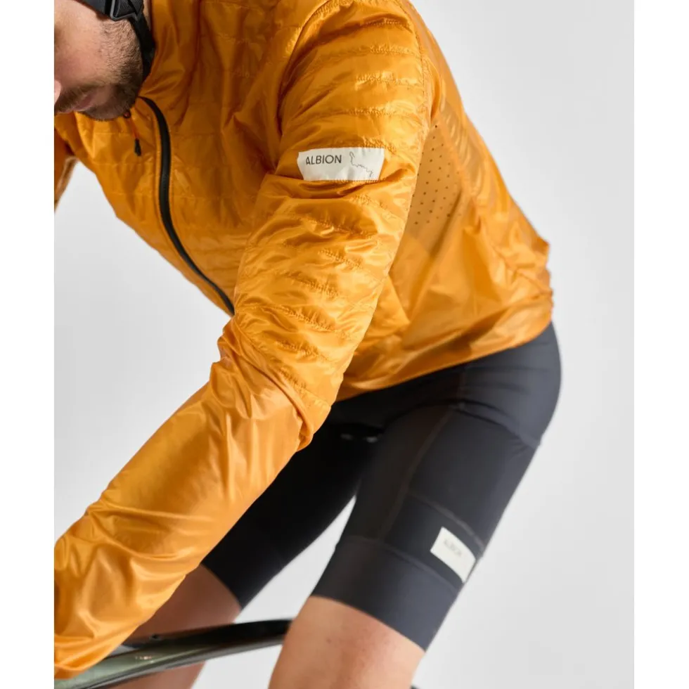 ALBION Ultralight Geïsoleerde jas voor heren - Burnt Yellow