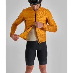 ALBION Ultralight Geïsoleerde jas voor heren - Burnt Yellow