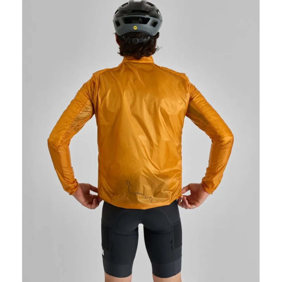 ALBION Ultralight Geïsoleerde jas voor heren - Burnt Yellow
