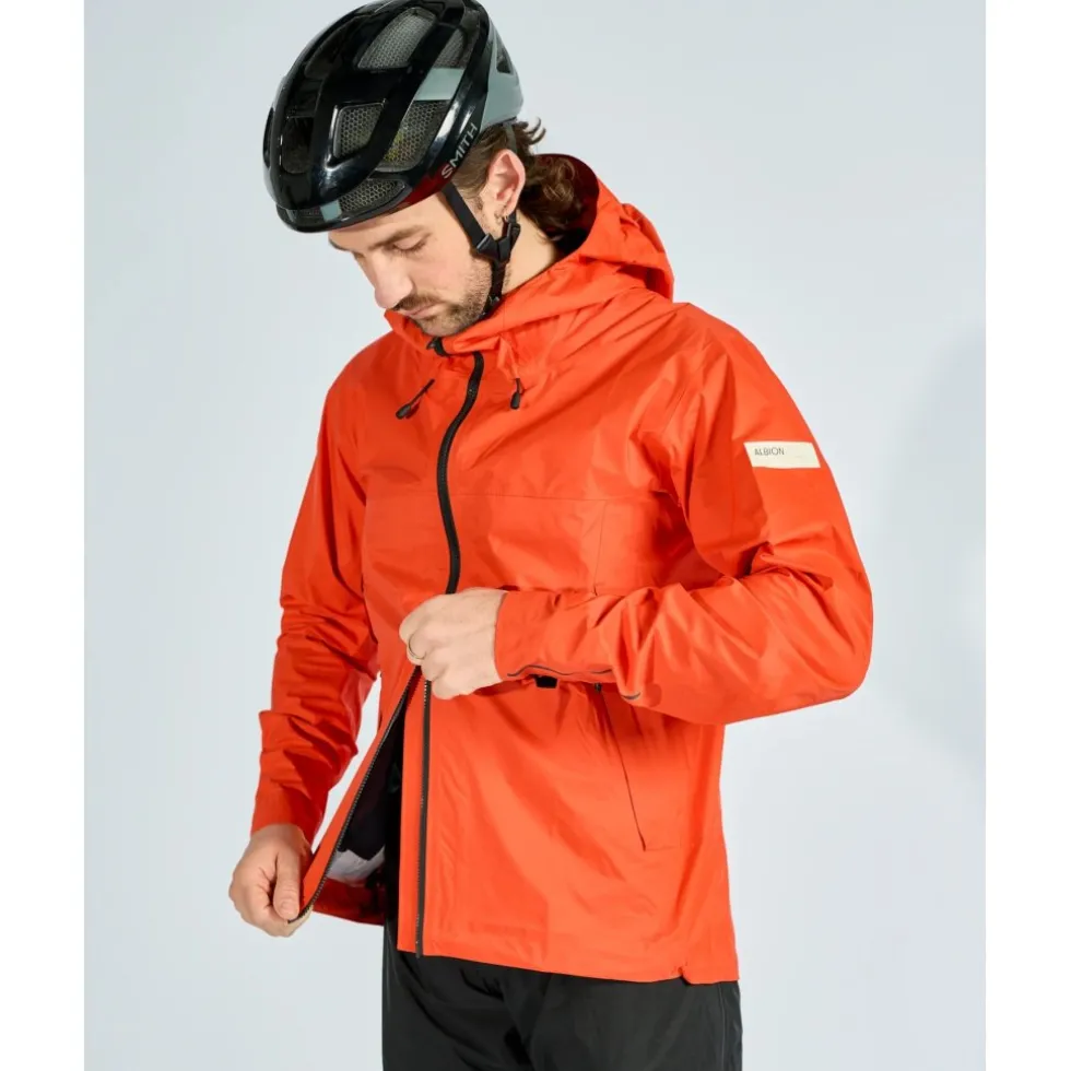 ALBION Zoa Regenjas Unisex - Orange