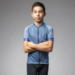 Alé Follow Me Fietstrui Kinderen - steel blue
