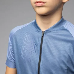Alé Follow Me Fietstrui Kinderen - steel blue