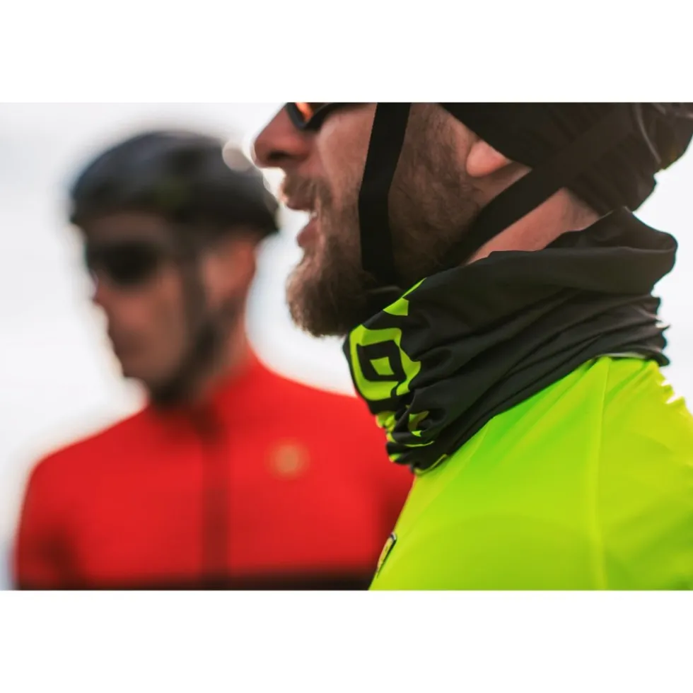 Alé Identity Multifunctionele Doek Unisex - black/fluo yellow