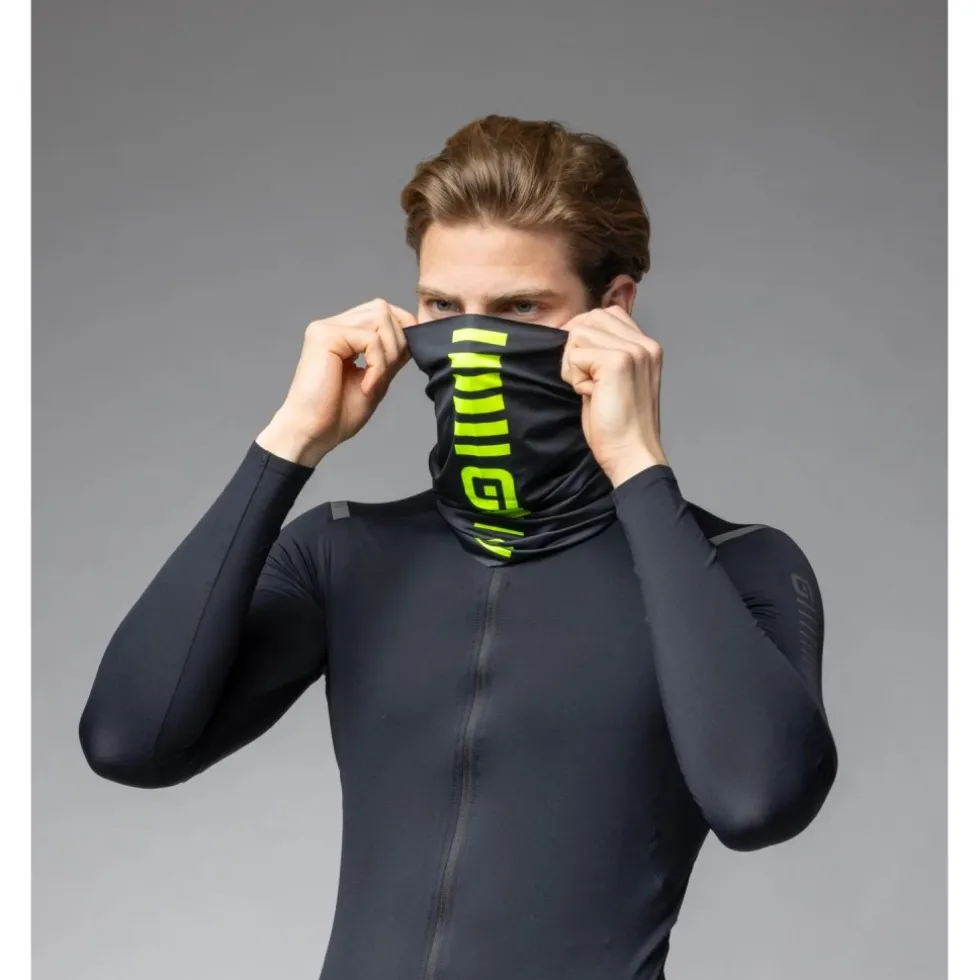 Alé Identity Multifunctionele Doek Unisex - black/fluo yellow