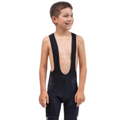 Alé KID Fietsshort met Bretels Kinderen - zwart/wit
