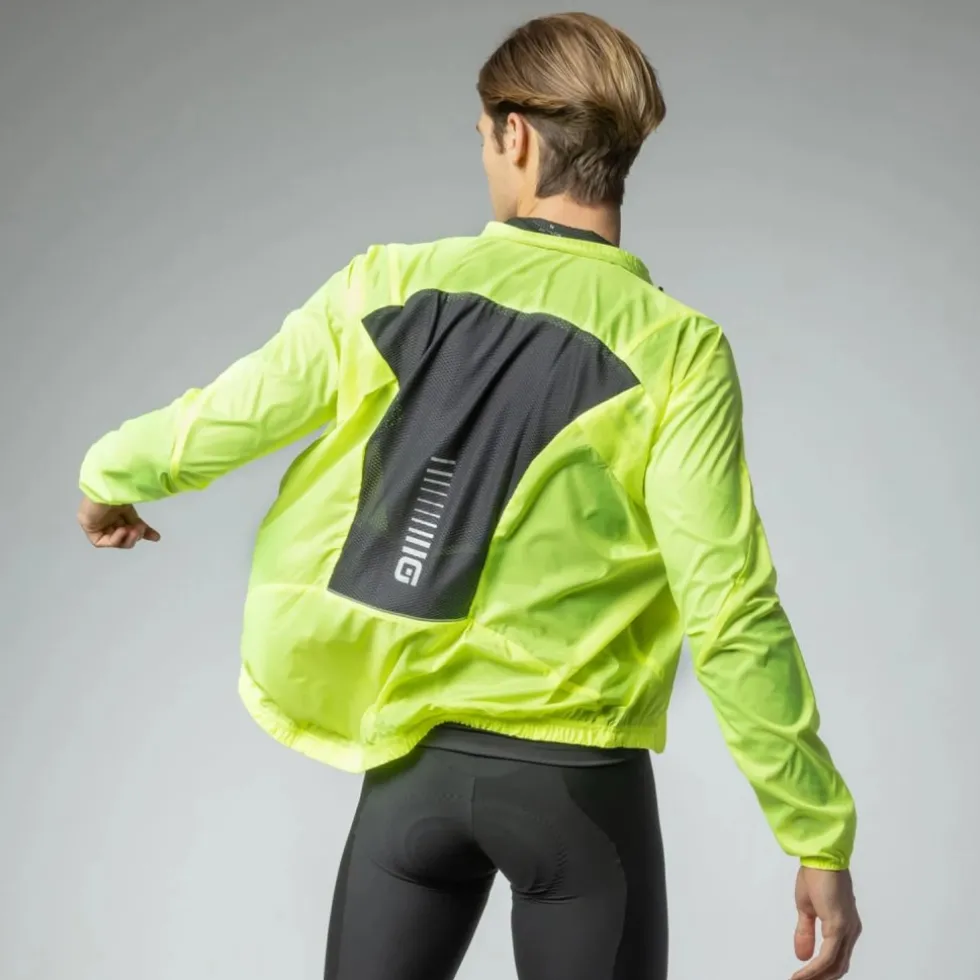 Alé Light Pack Jas Heren - fluo yellow