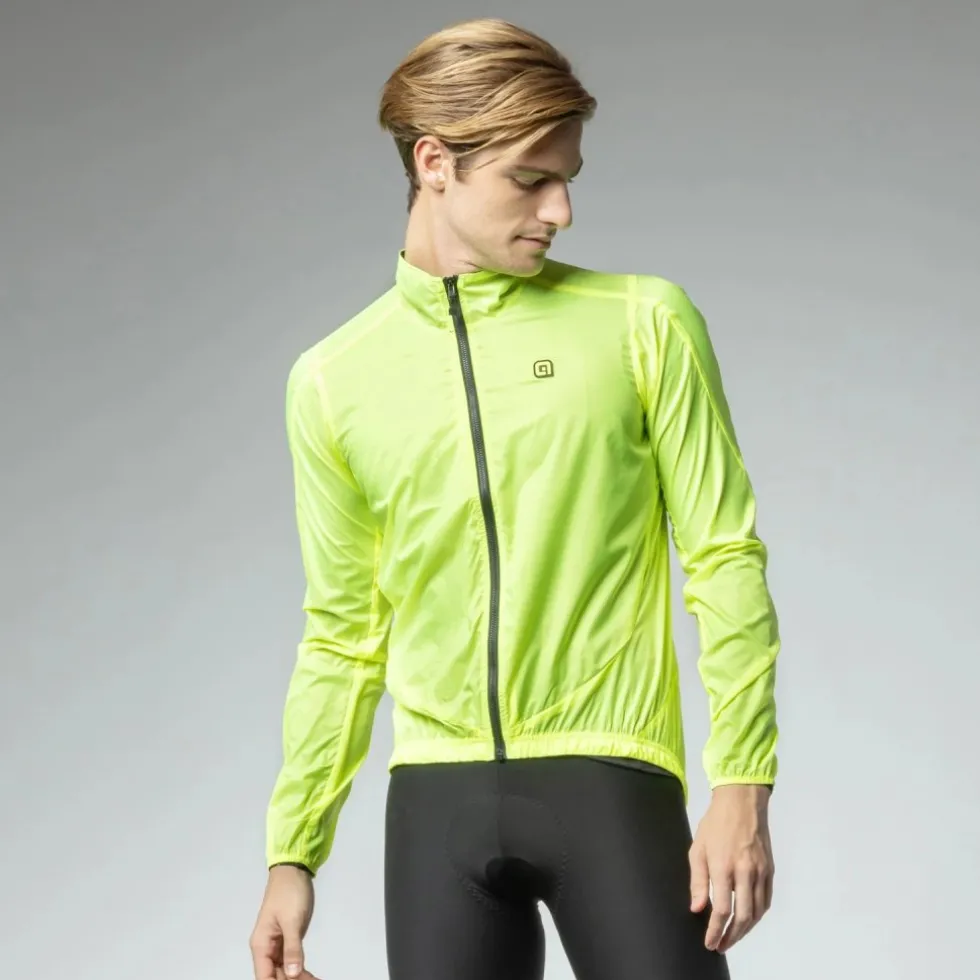 Alé Light Pack Jas Heren - fluo yellow