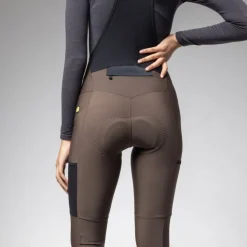 Alé OFF ROAD GRAVEL Stones Cargo 2.0 Fietsbroek met Bretels Dames - coffee