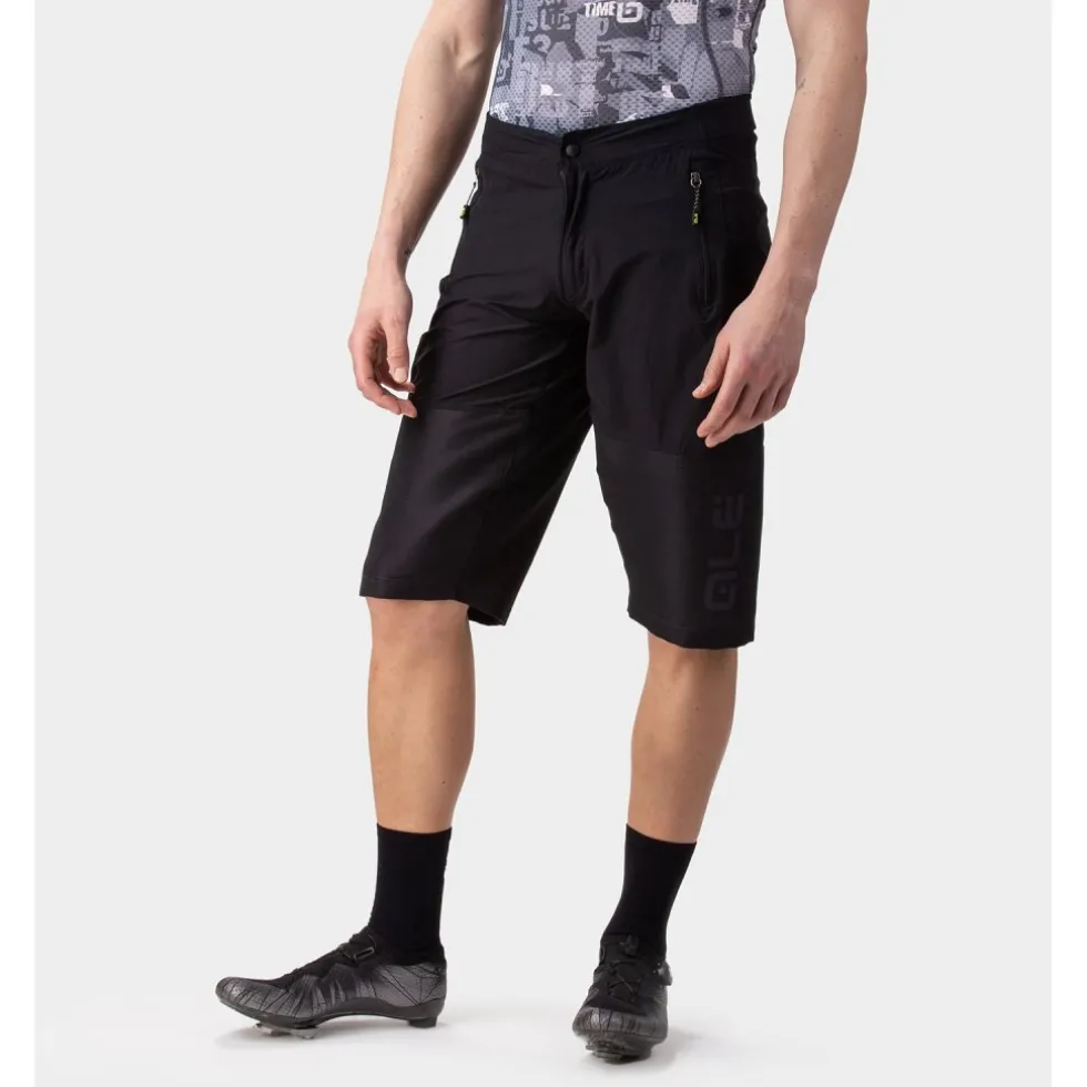 Alé OFF ROAD - MTB Rock Off Road Short Heren - black/charcoal grey