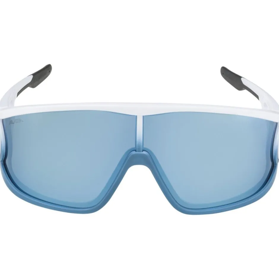 Alpine & Skibrillen < Alpina Legend Bril - white matt/mirror blue