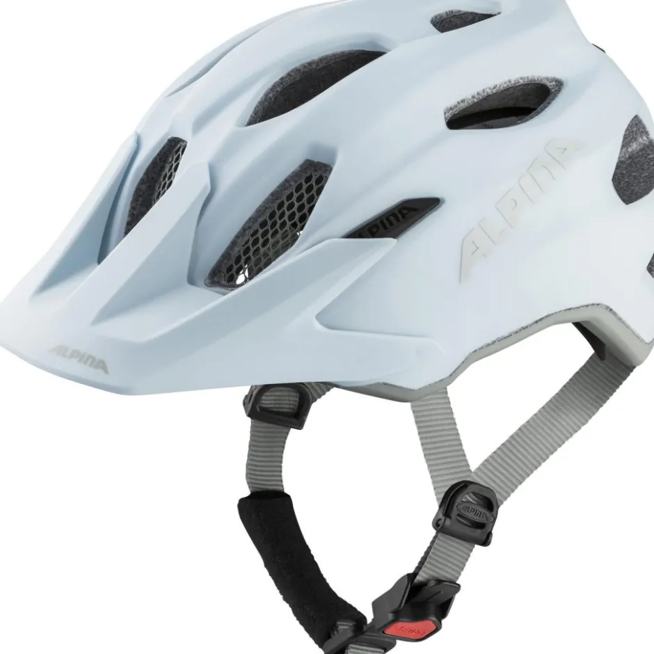 Helmen Kinderen < Alpina Carapax JR. Kinder-Fietshelm - dove blue-grey matt