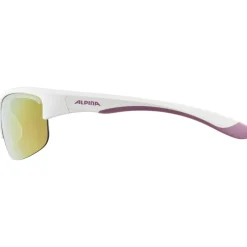 Alpina Flexxy Youth HR Bril Kinderen - white matt-purple / pink mirror