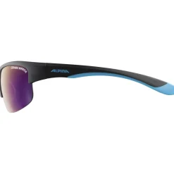 Alpina Flexxy Youth HR Bril Kinderen - black matt-blue / blue mirror