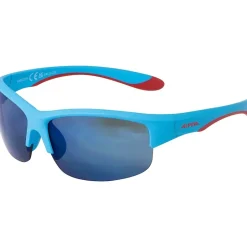 Brillen Kinderen < Alpina Flexxy Youth HR Bril Kinderen - blue-red matt/mirror red